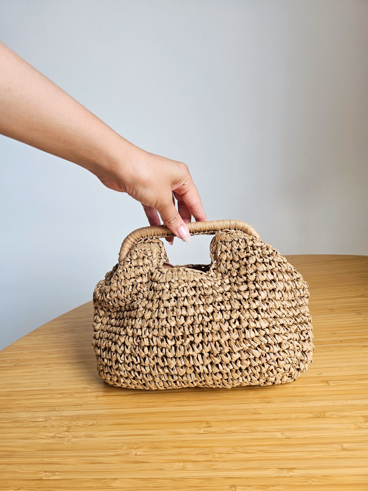 Sac à main effet rafia ✅️ Neuf
