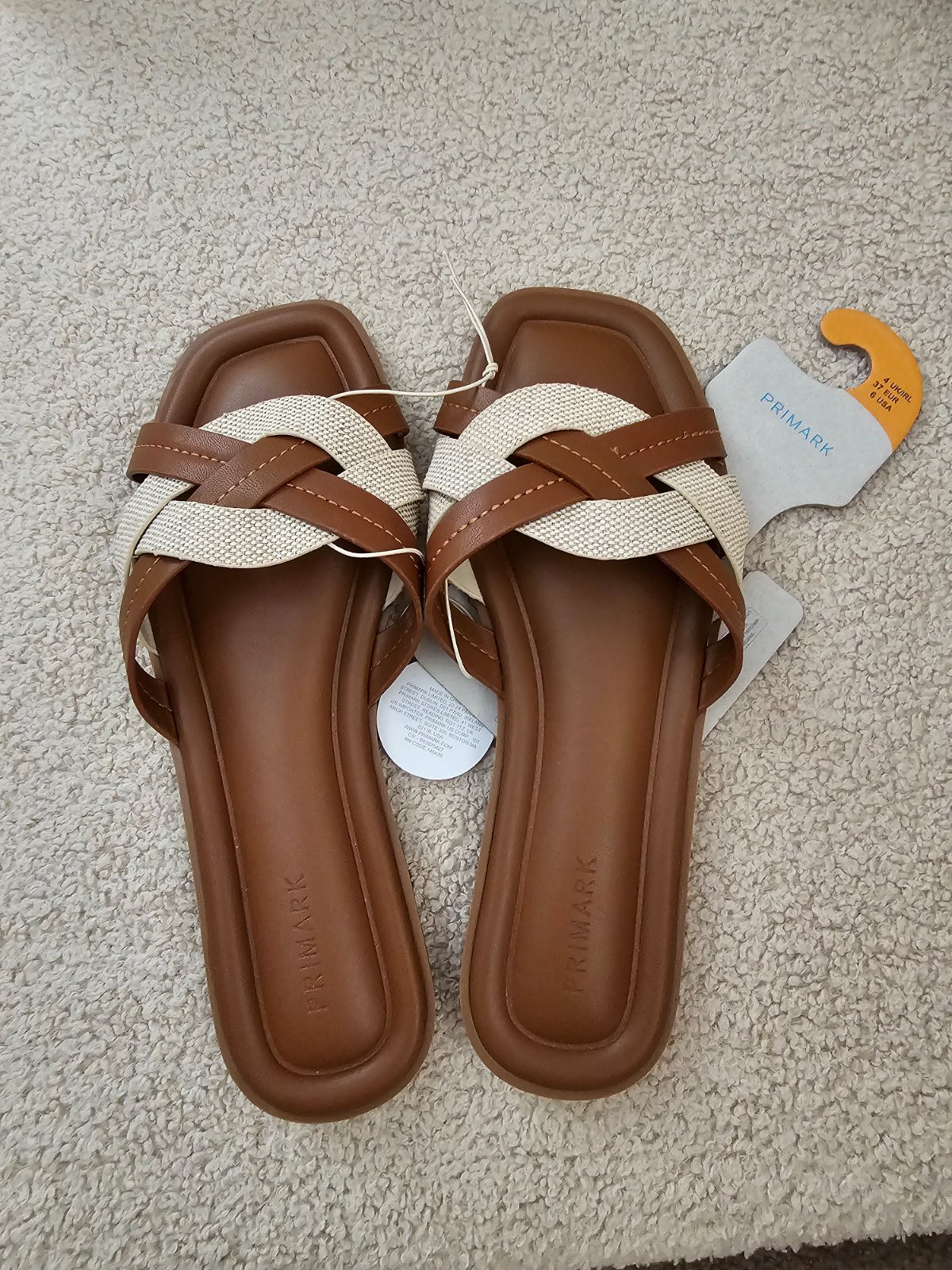 Mules couleur camel ✅️ Primark ✅️ Neuve avec étiquette 