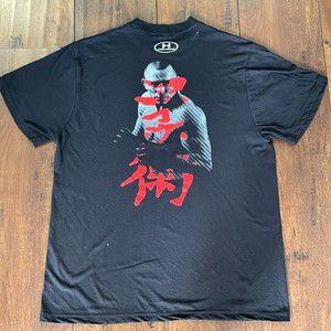 George st pierre shirt under armour Homme 