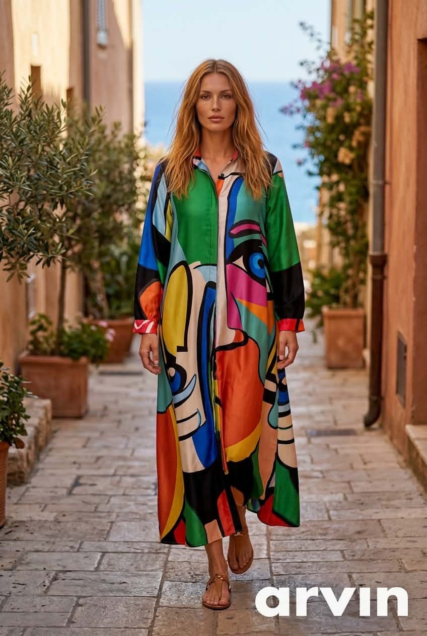 Robe chemise+ فرملة