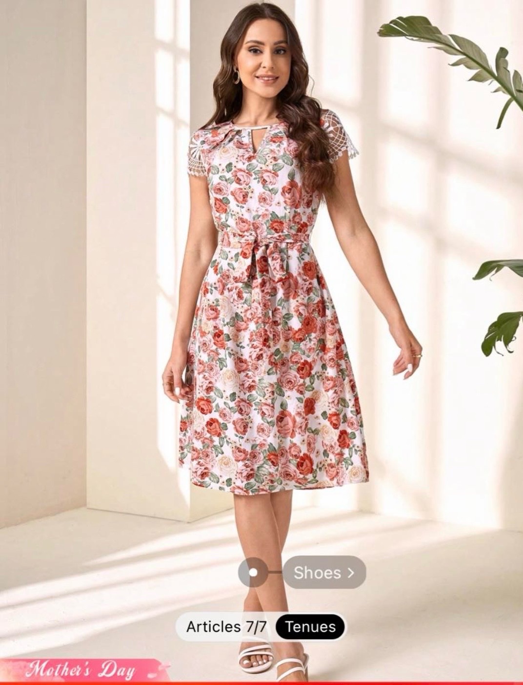 Robe fleurie