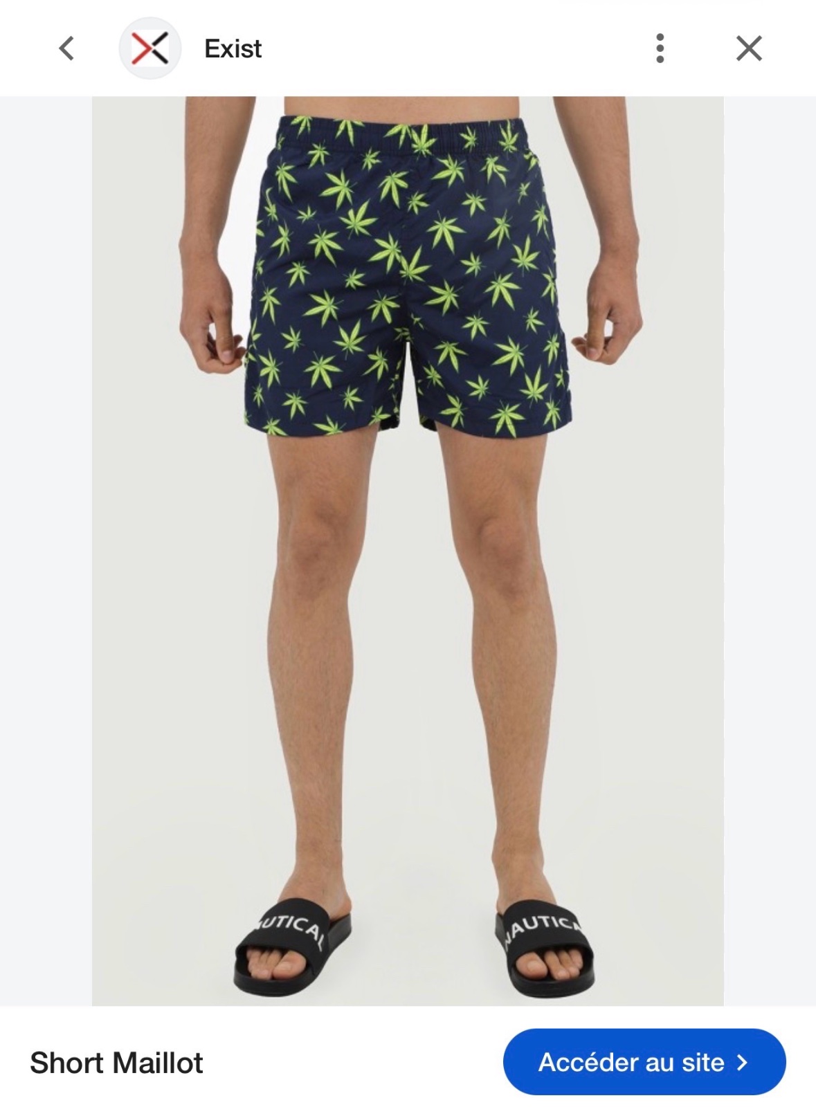 Short de plage