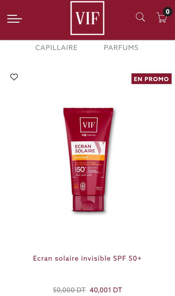 Creme solaire 