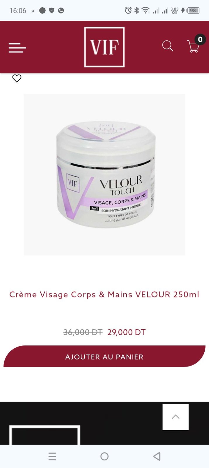 Crème visage 