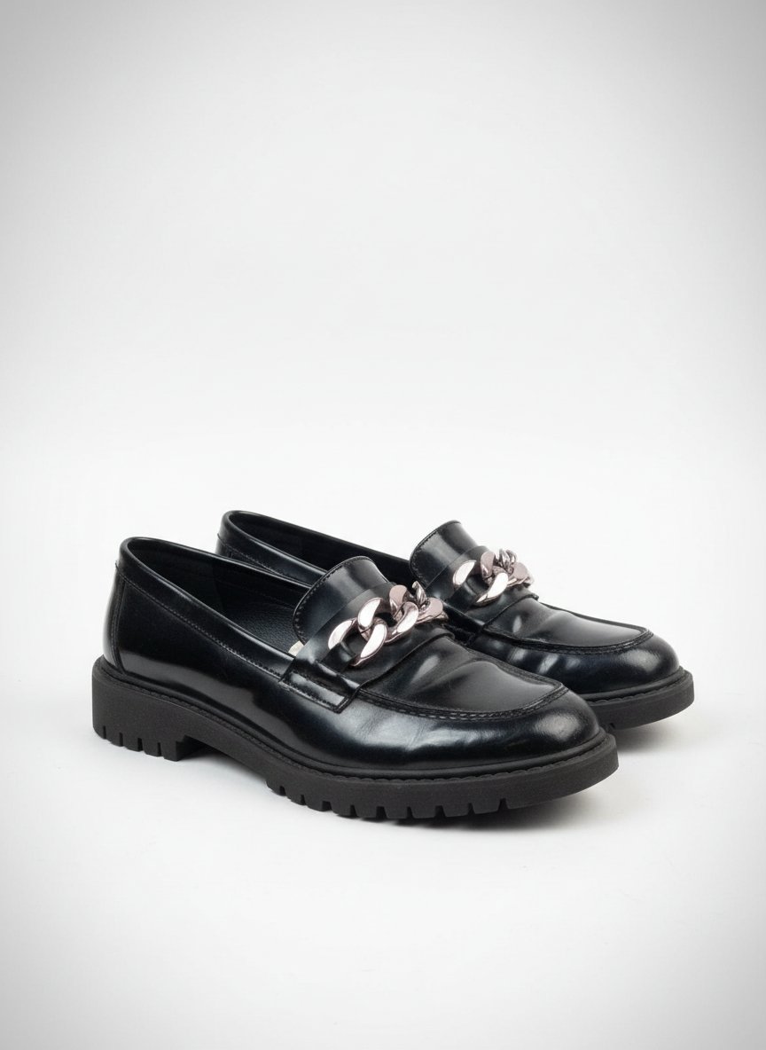 Mocassins femme noir 