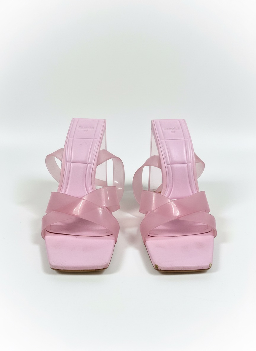 Sandales bershka rose