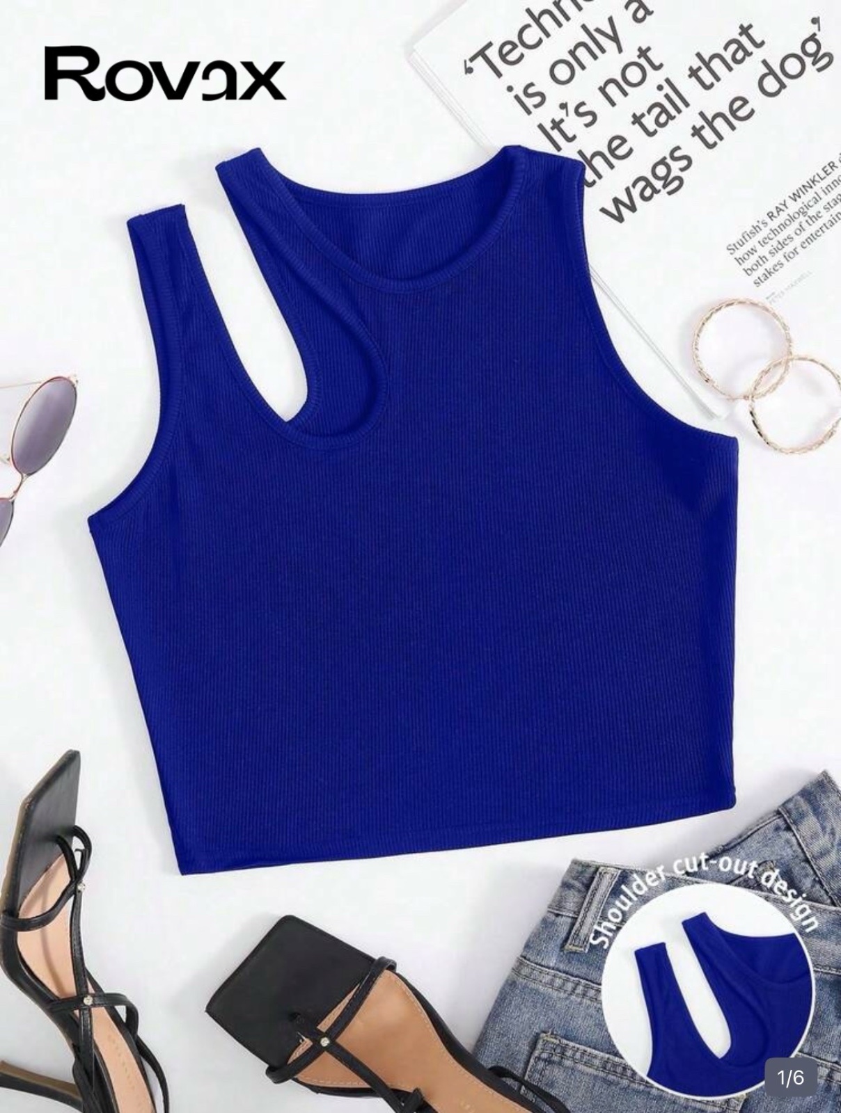 Top bleu shein