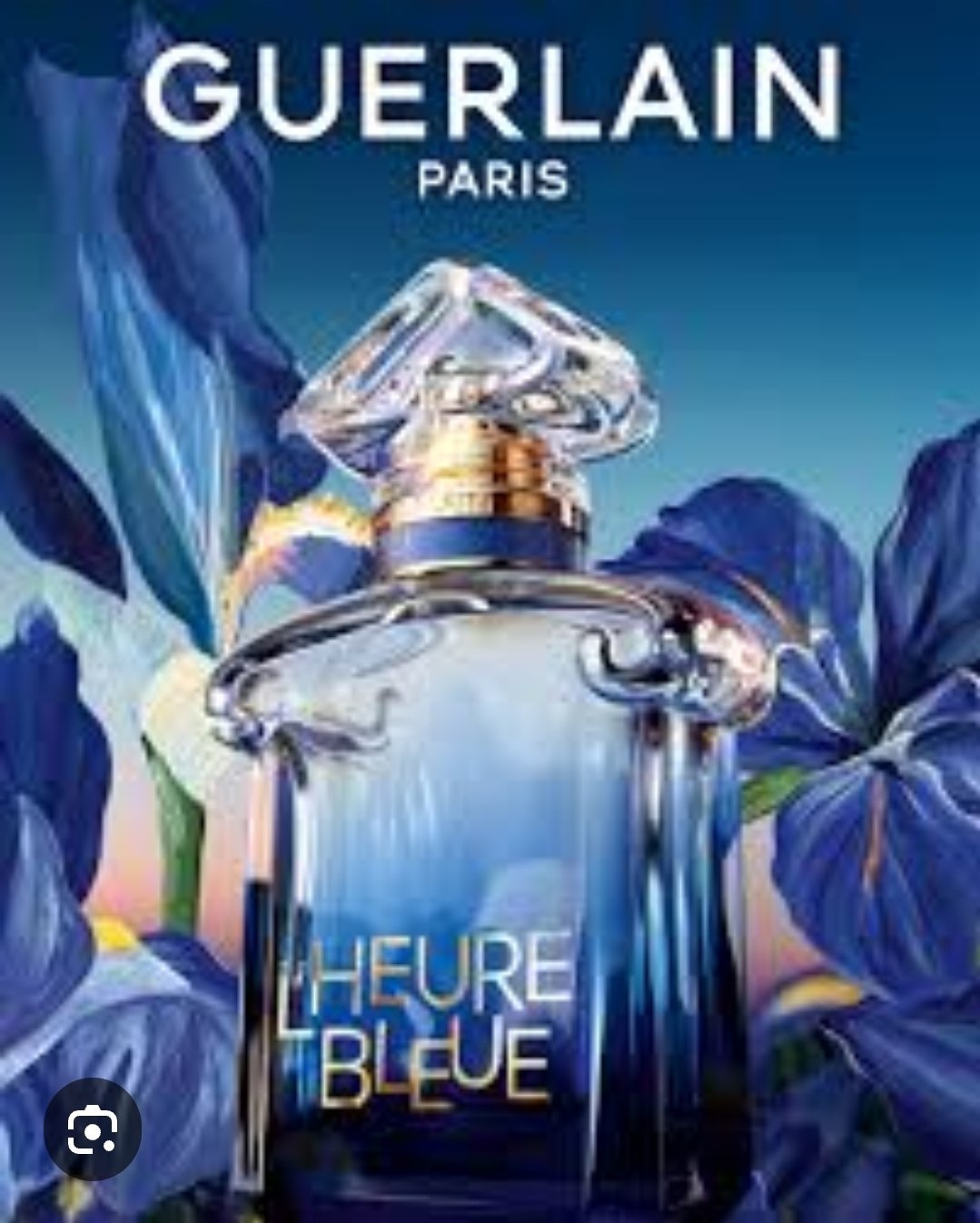 Parfum Guerlain l'heure bleue dans l'emballage 
