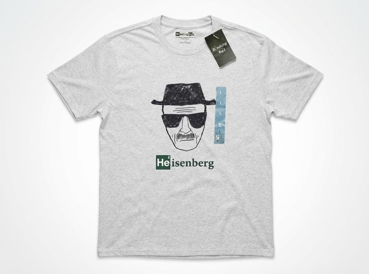 Brand: Breaking Bad Heisenberg's Sketch Mens T-Shirt .
