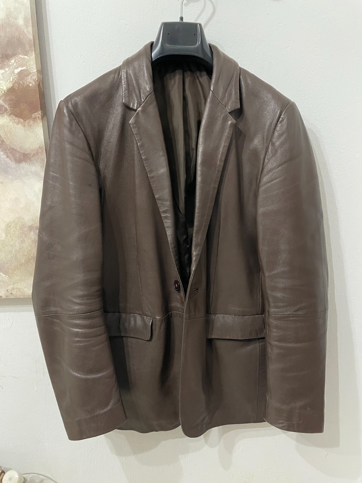 Blazer cuir ZARA
