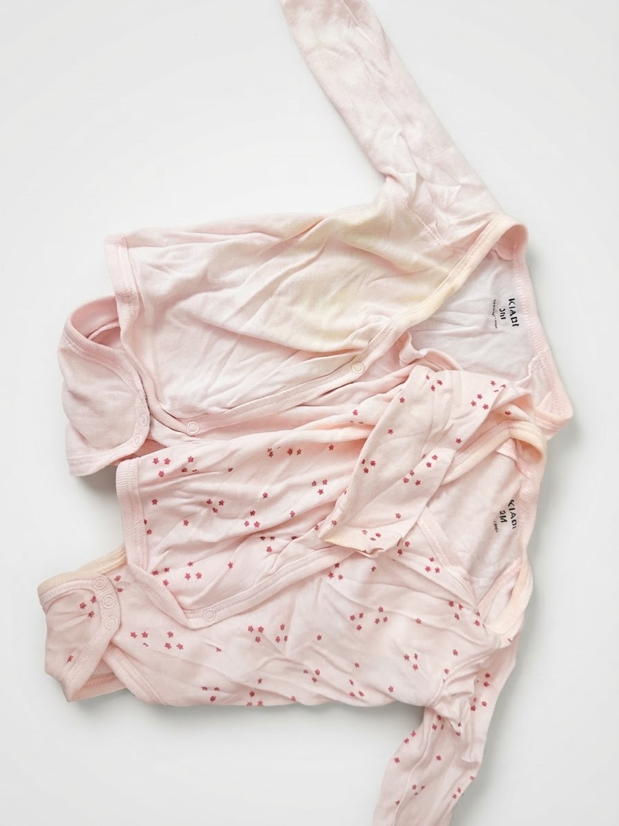 Lot de 2 bodys cache-cœur Kiabi