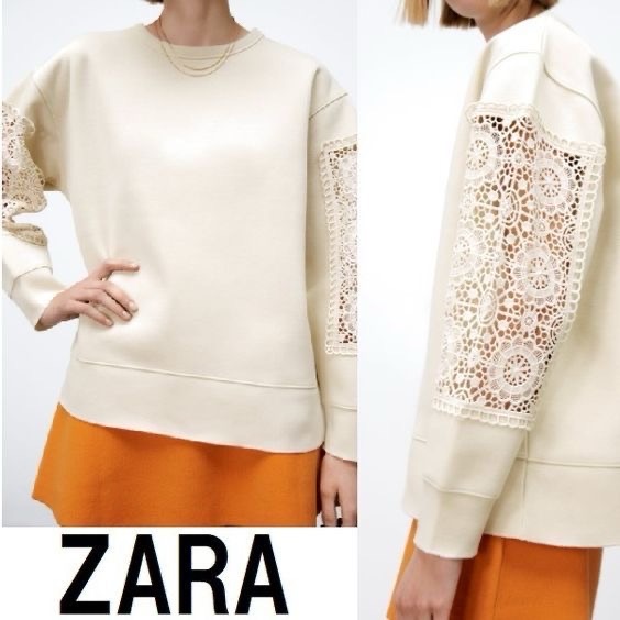 Pull zara beige neuf
