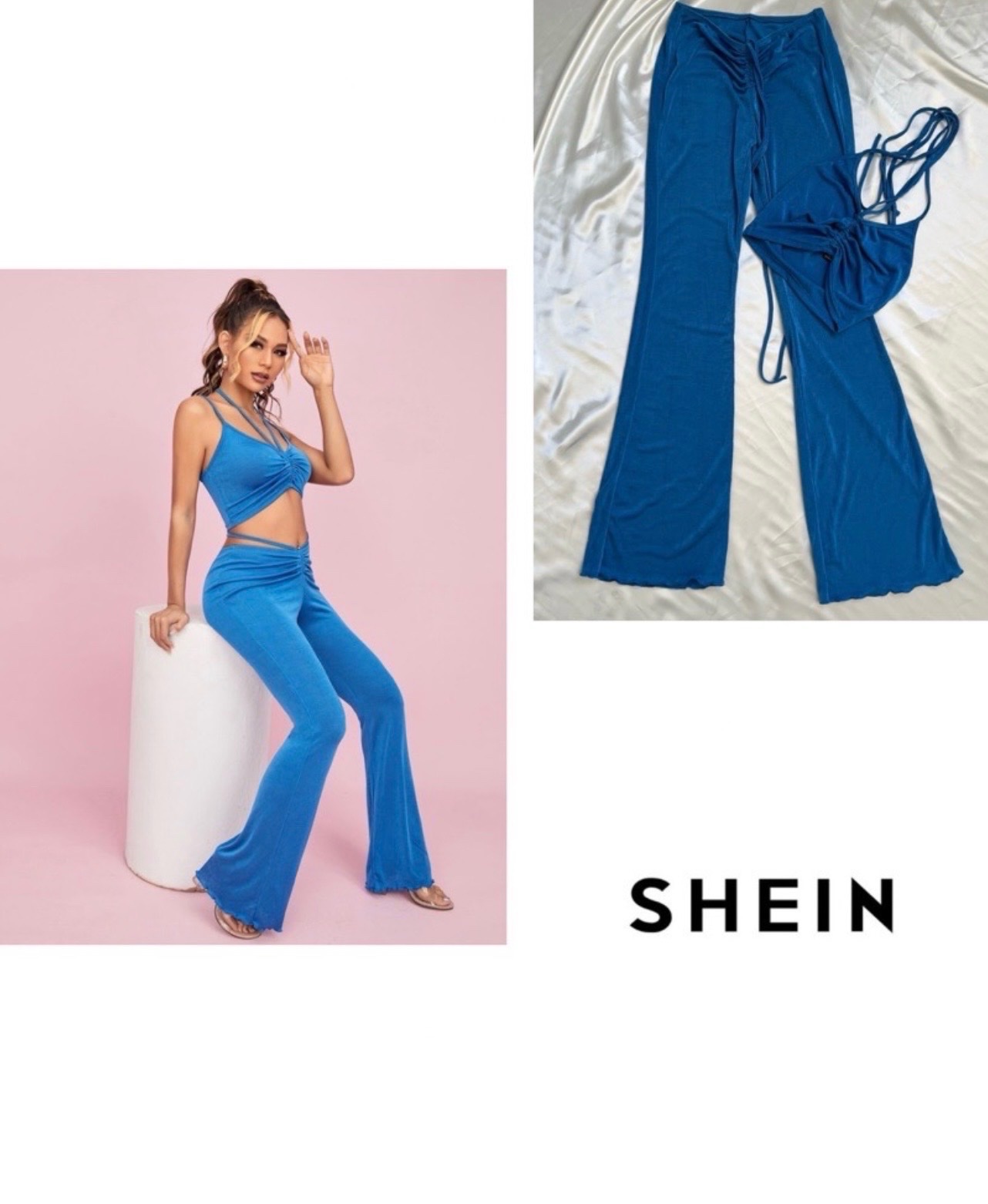 Set bleu shein