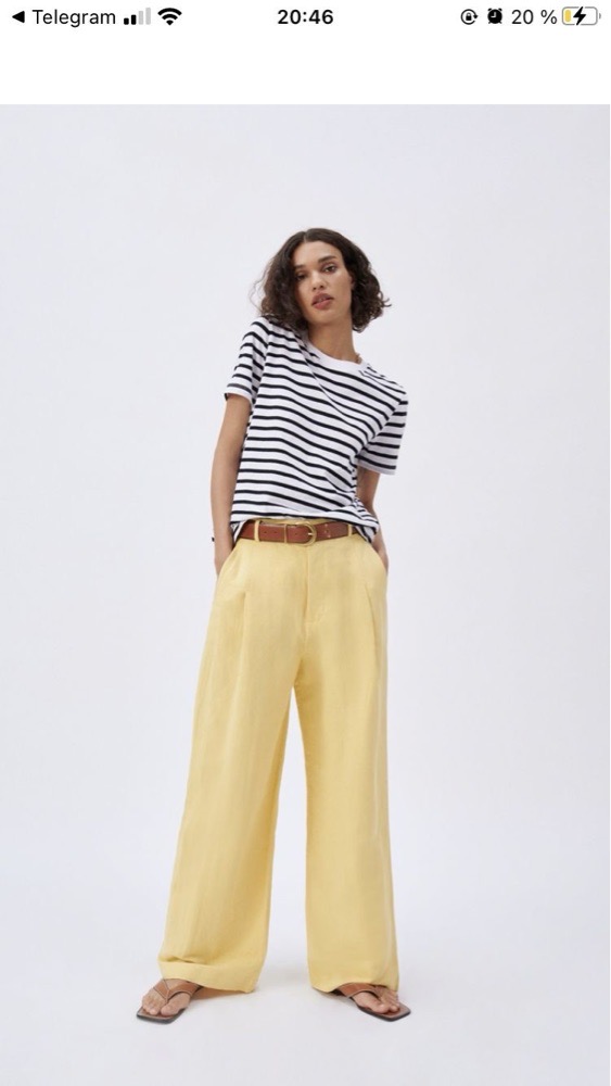 Pantalon jaune h&m