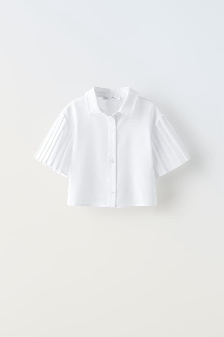 Chemise blanc fille