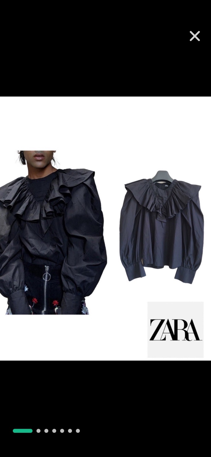 Chemise noir zara