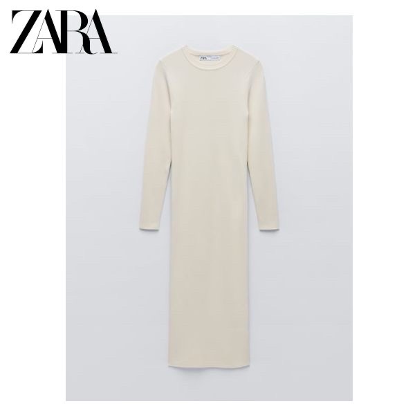 Robe Zara blanche knit une