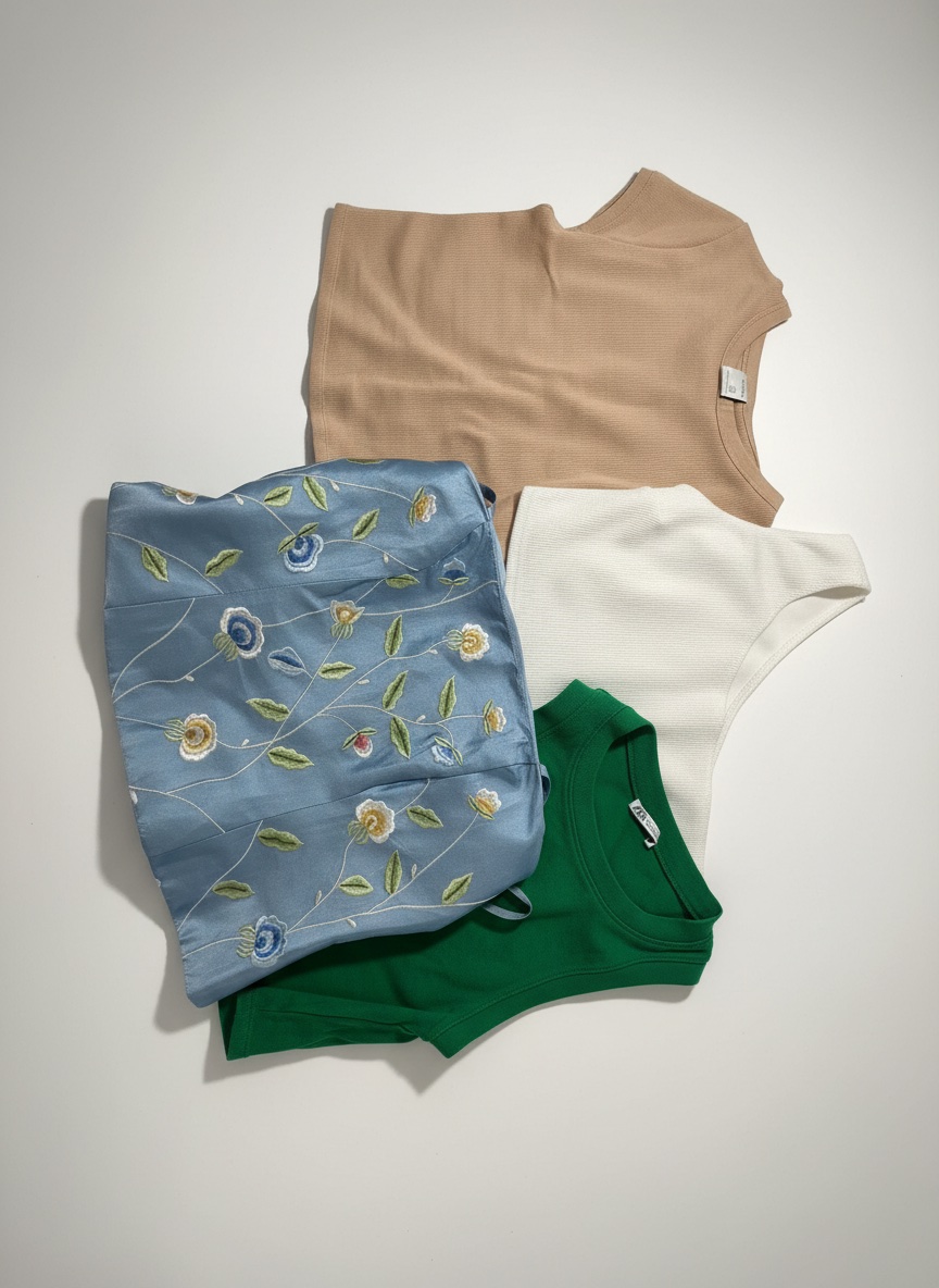 Pack 4 tops été