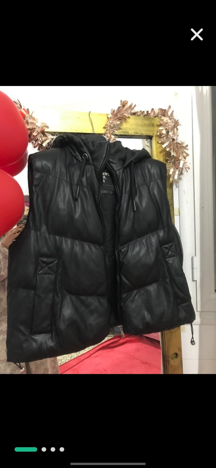 Bombers cuir sans manche 