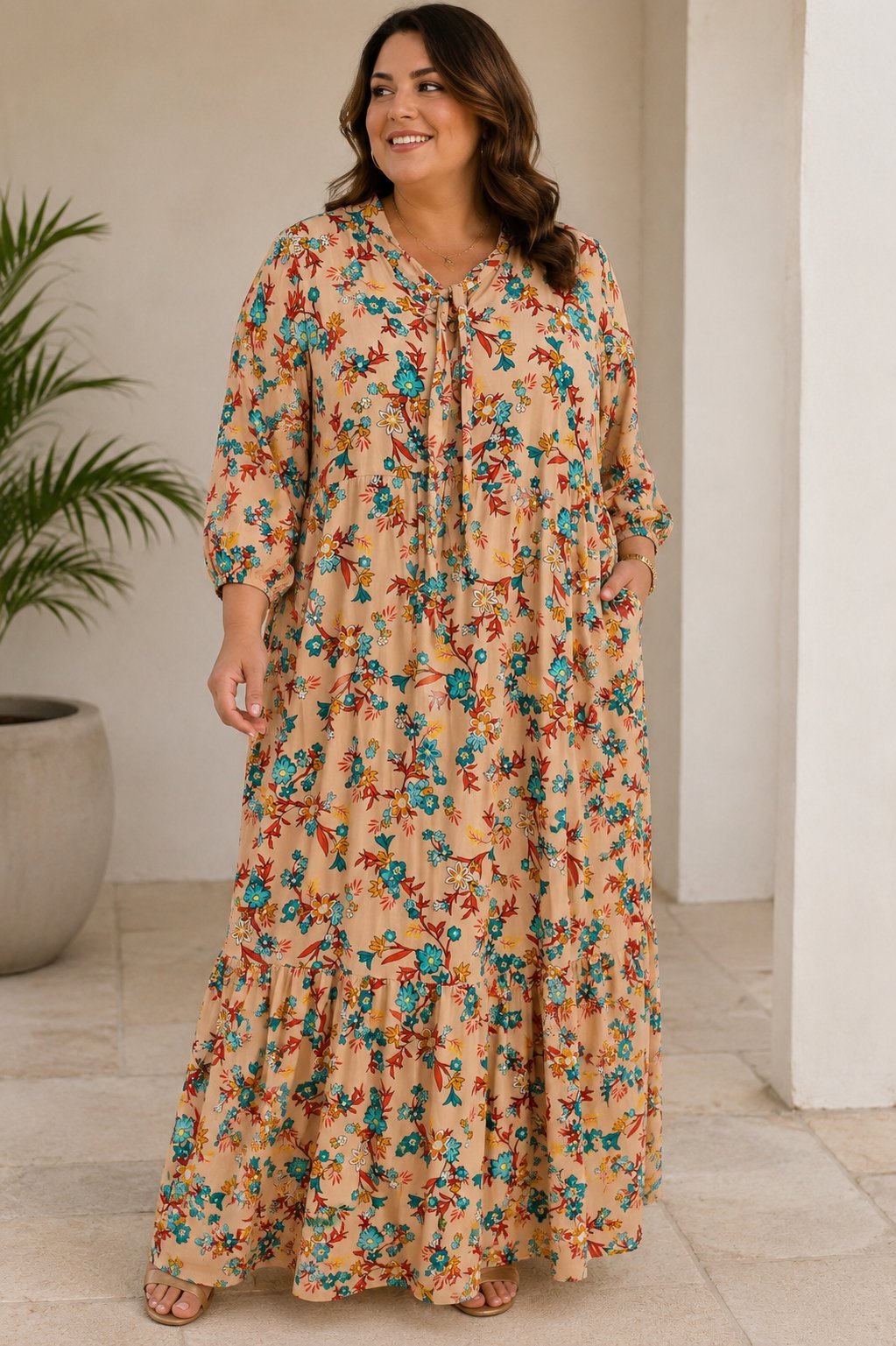 Robe grande taille 💯 coton 🏵️