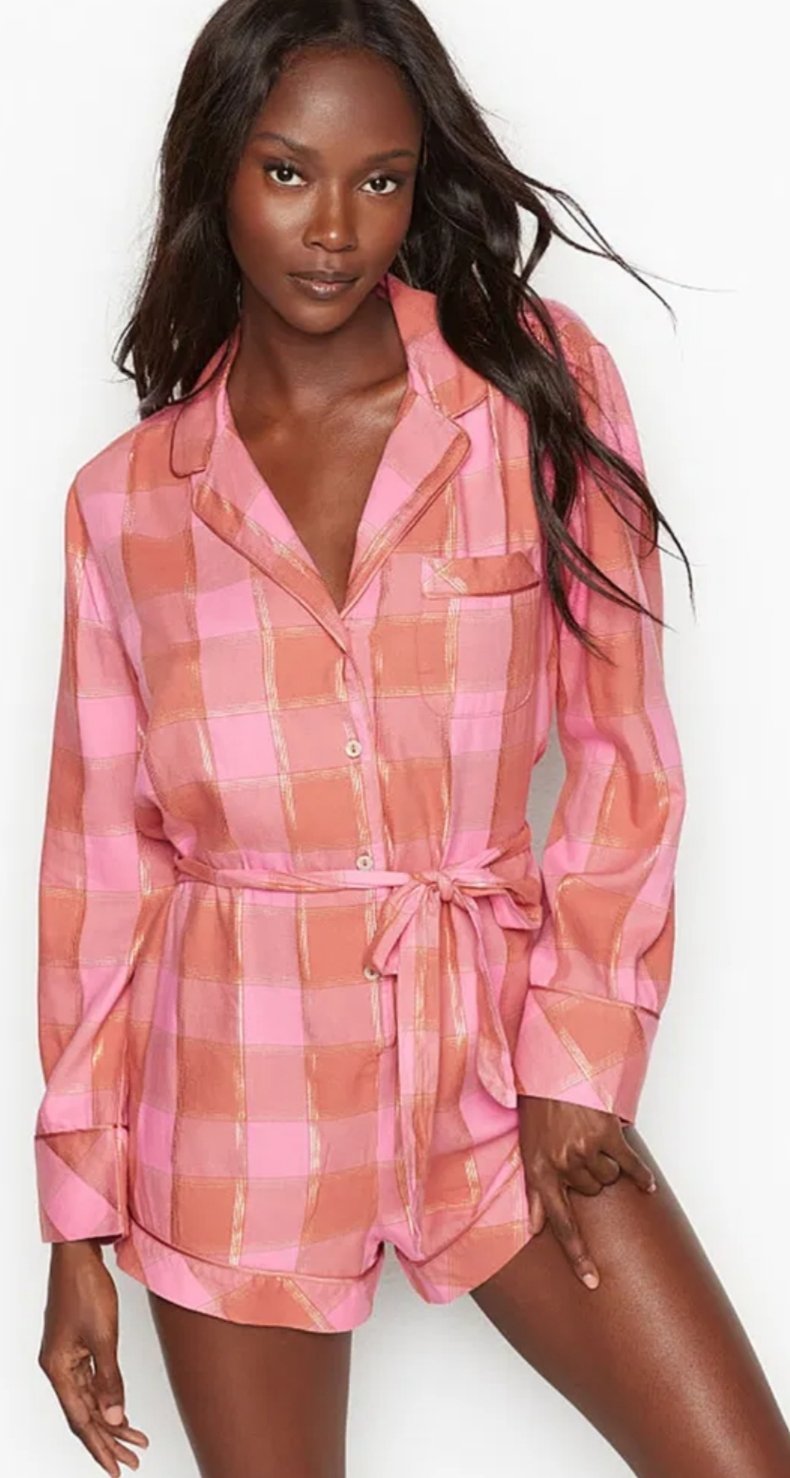 Combinaison pyjama short victoria secret 