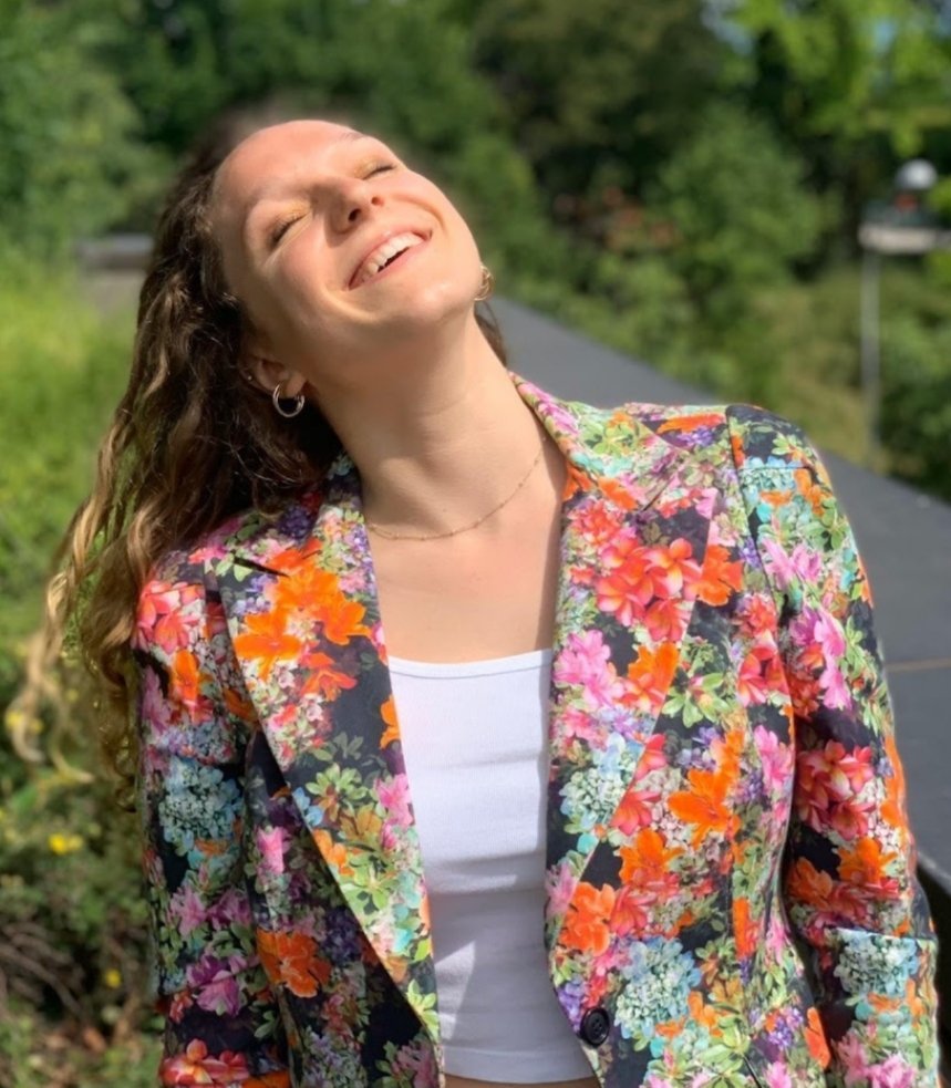 Veste imprimée florale 🌹💐🌸
