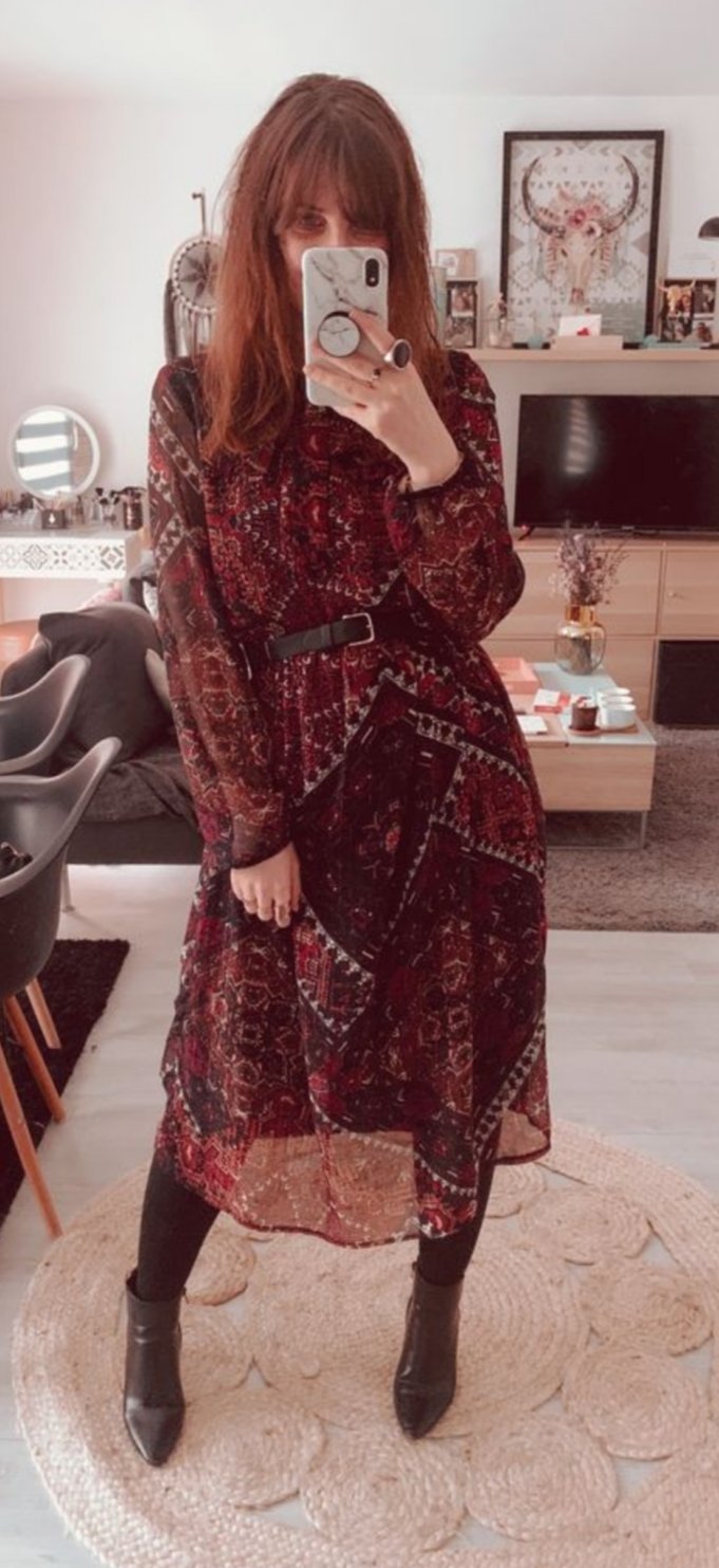 Robe mousseline Kiabi 