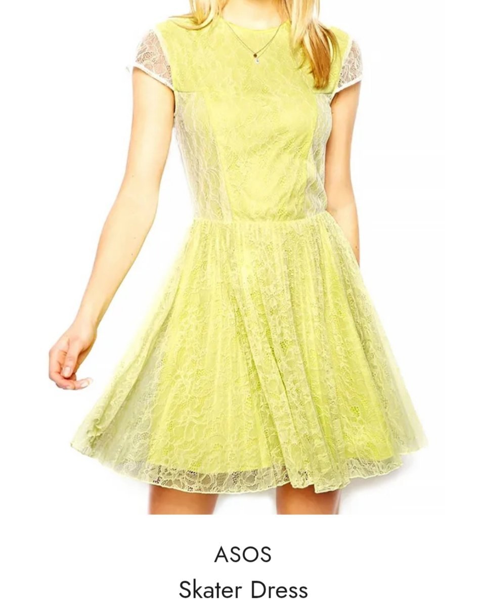 Robe dentelle Asos 