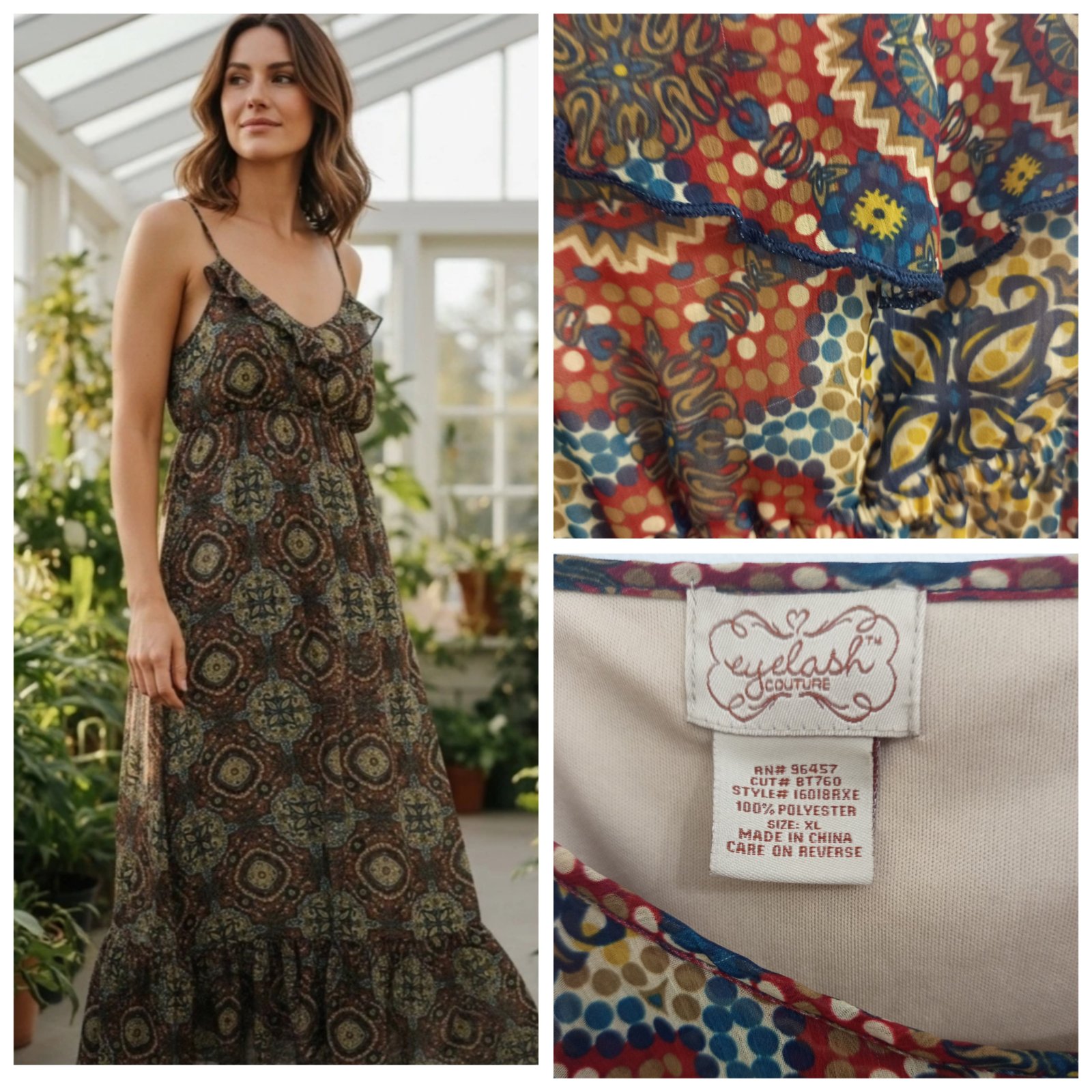 Robe d été en mousseline 