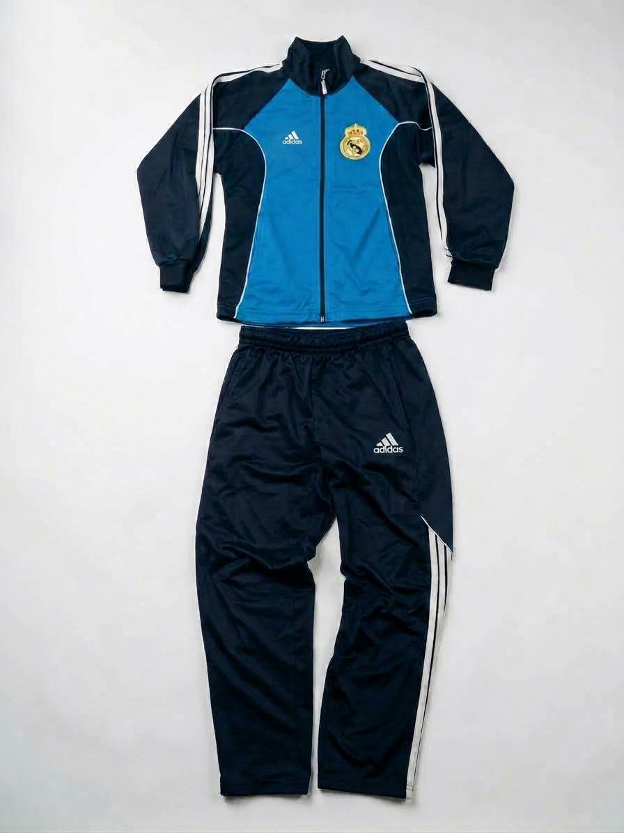 Adidas Real Madrid Youth Tracksuit Set (Jacket & Trousers)