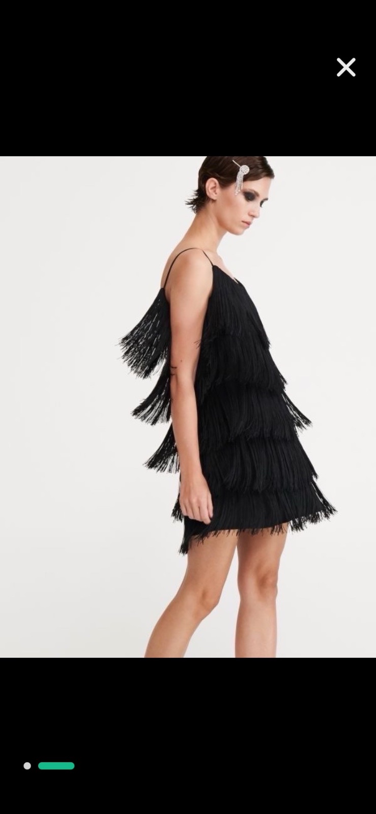 Robe avec franges 
