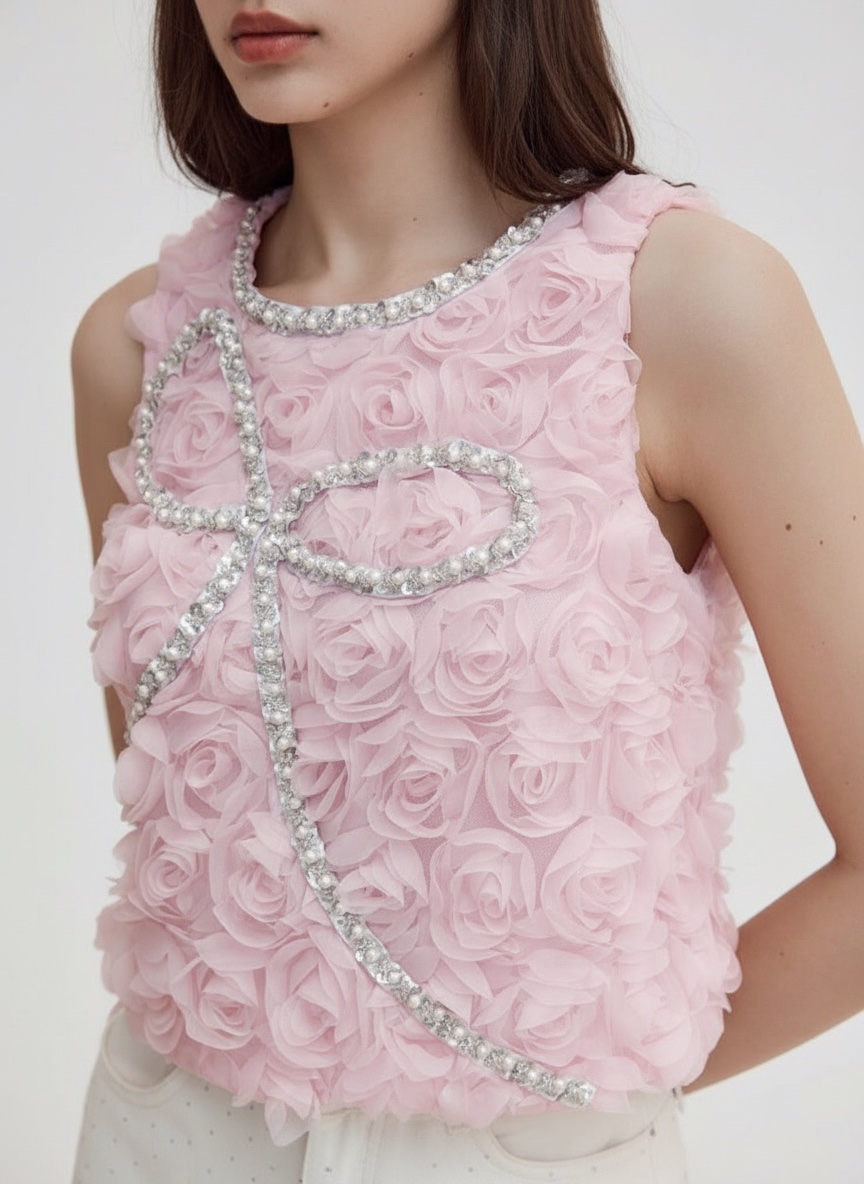 Haut rose bébé 