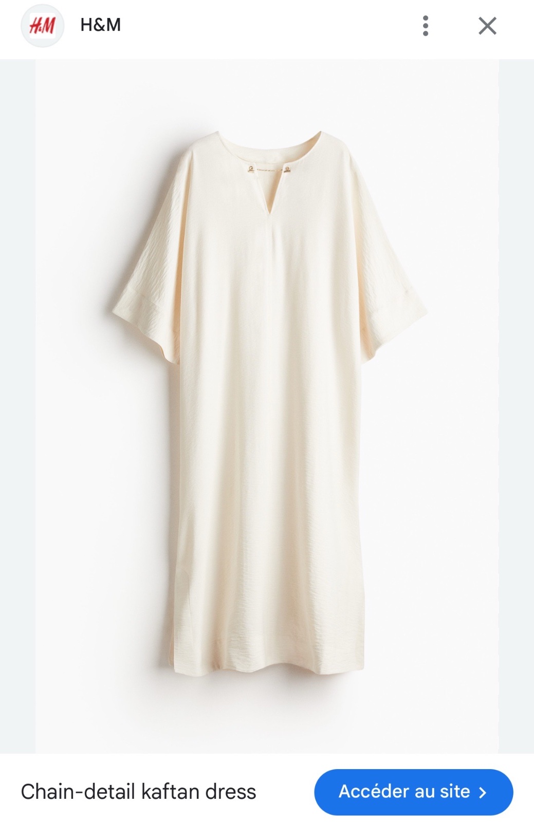 Robe Caftan H&M