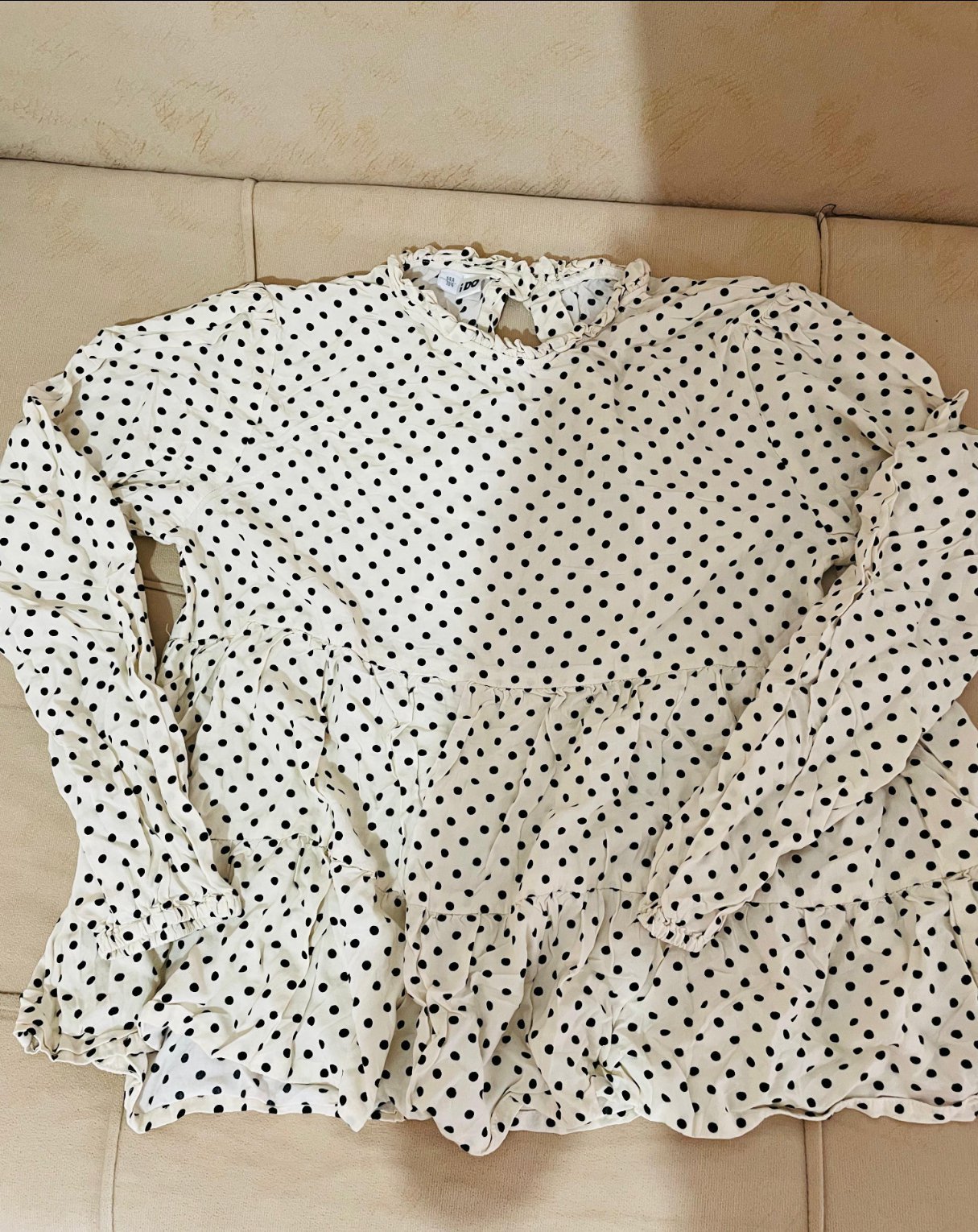 Blouse chemise polkadots taille xs