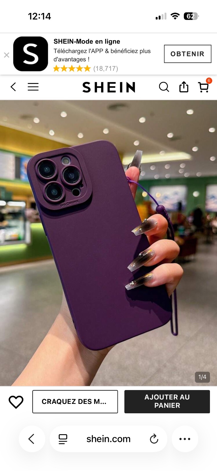 Case iphone 14 pro + protecteur d'ecran en verre 