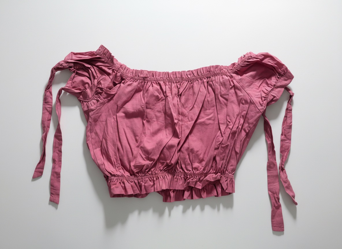 Zara pink crop top