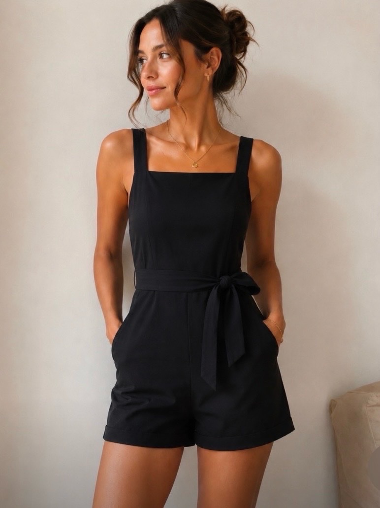 Combishort noir – Taille S