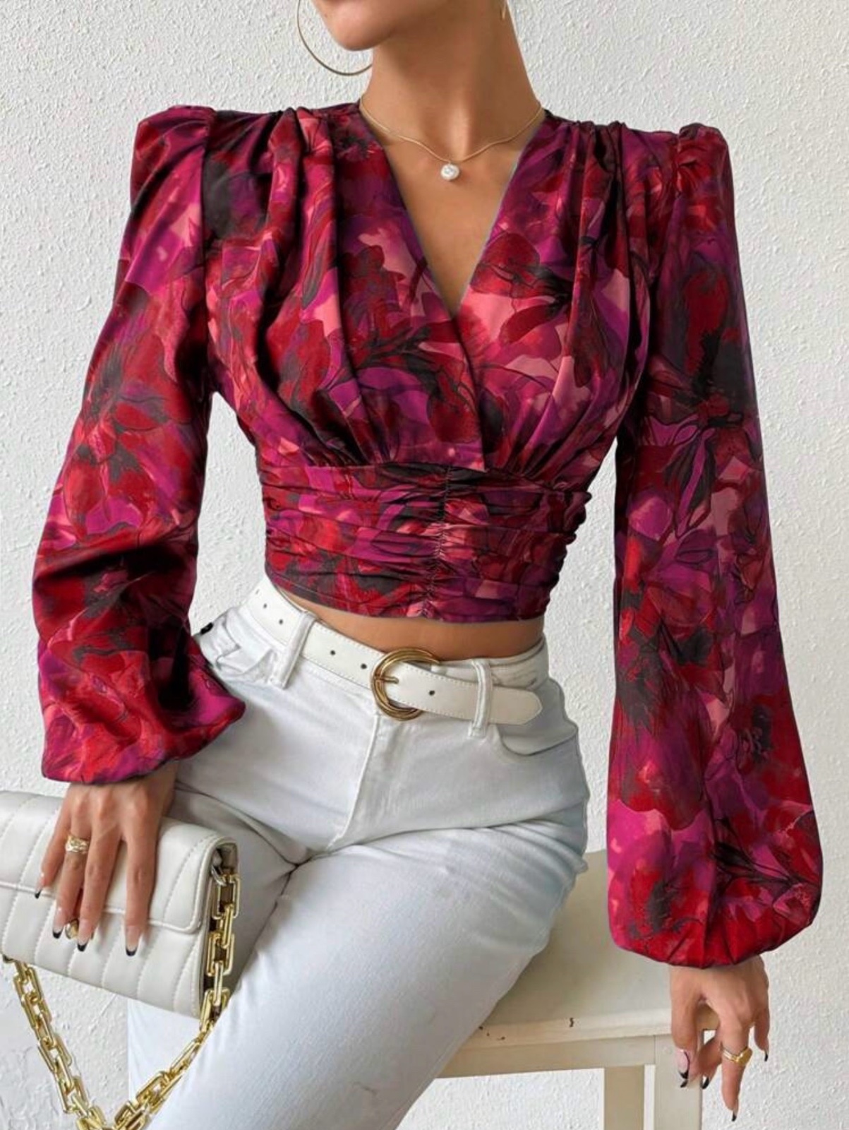Blouse à manches 