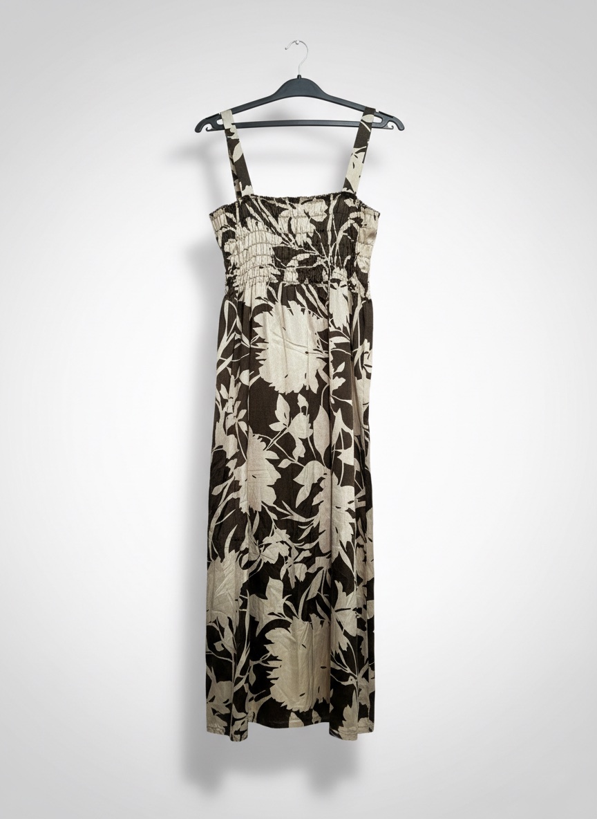 Robe satinée