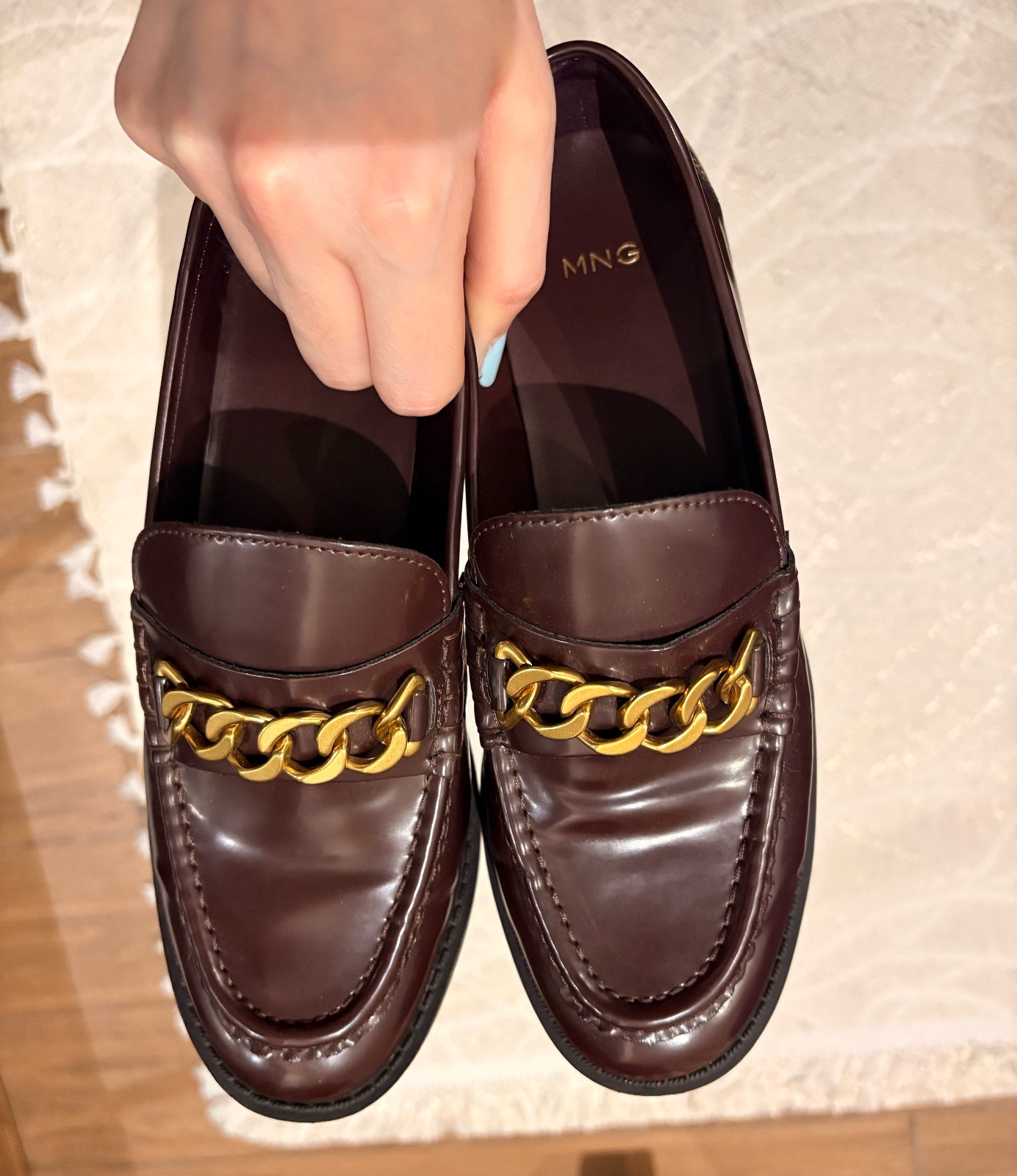 Mocassins mango marrons 