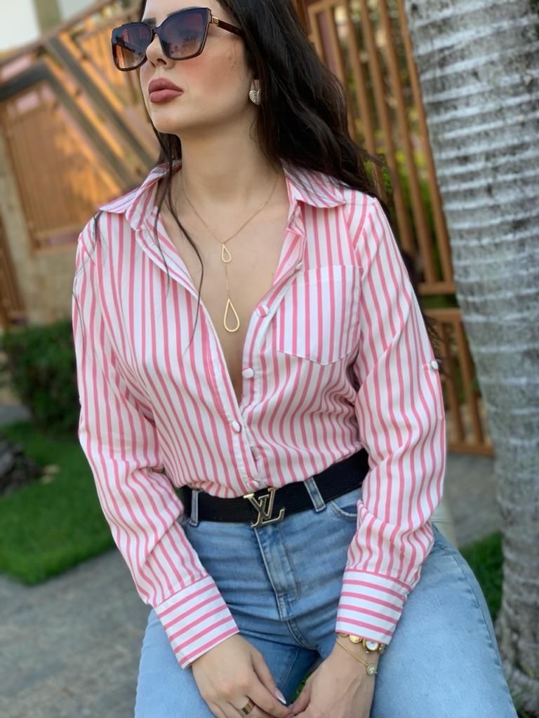 Chemise rose ree