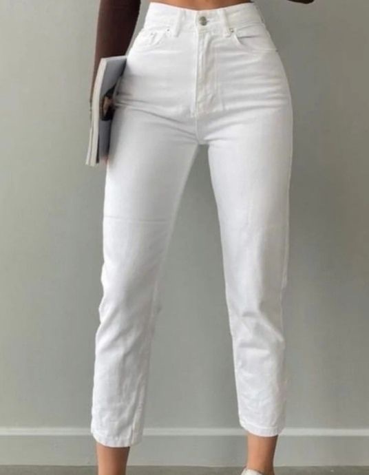 Pantalon blanc pour femme