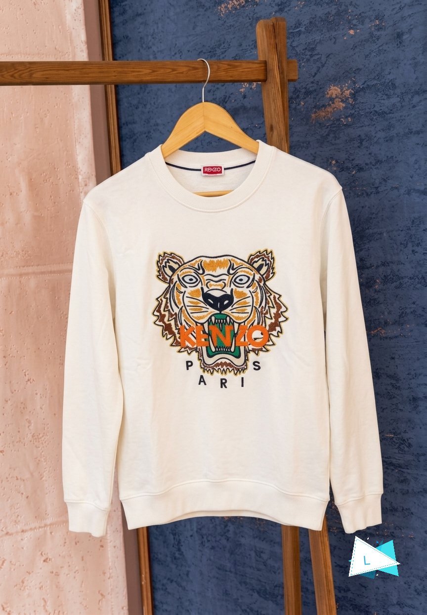 Kenzo sweat en coton à logo brodé 