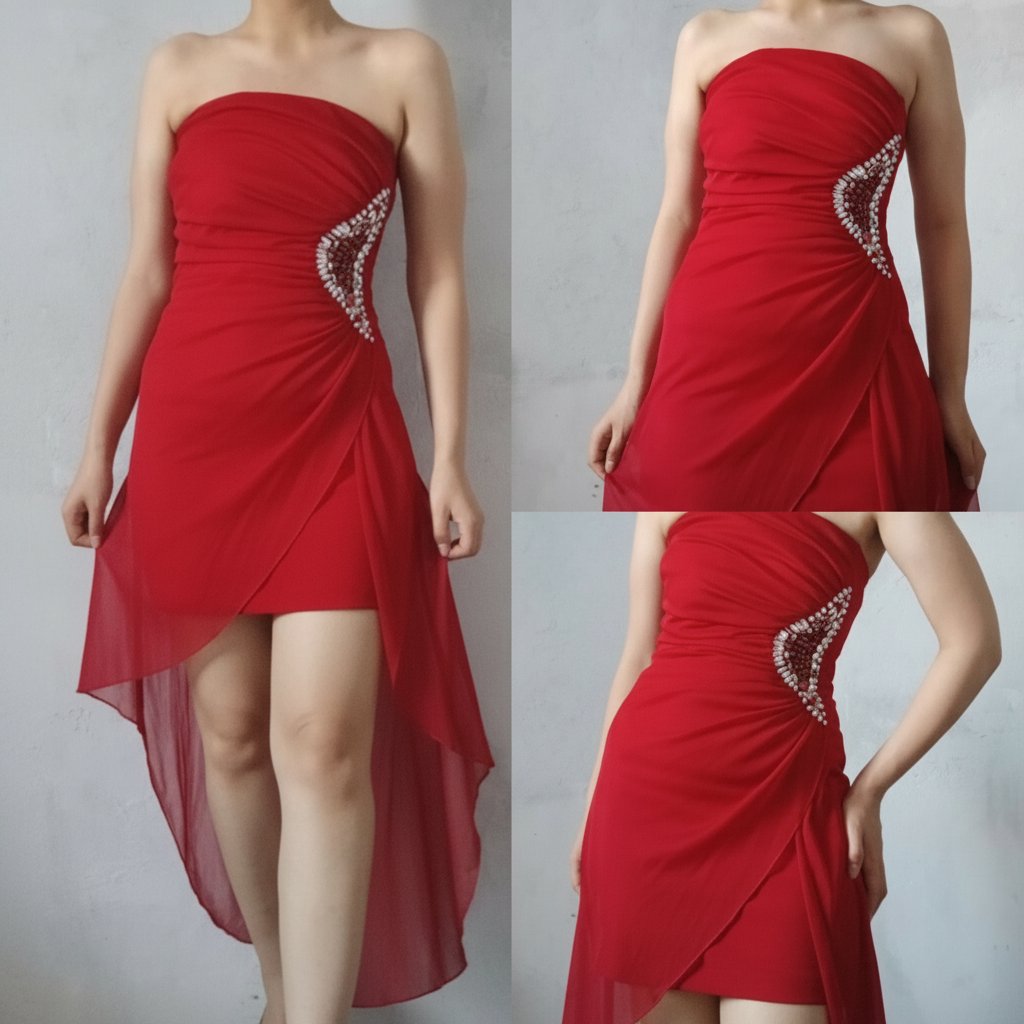 Robe de soirée rouge
