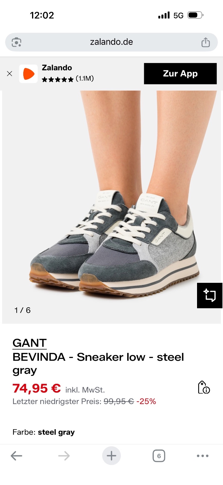 Basket gant 36