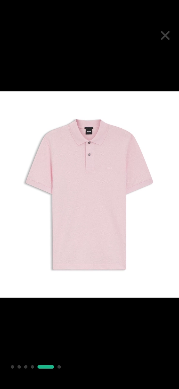 Boss t-shirt rose authentique L