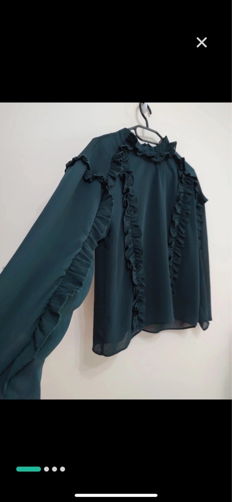 Chemise vert zara 