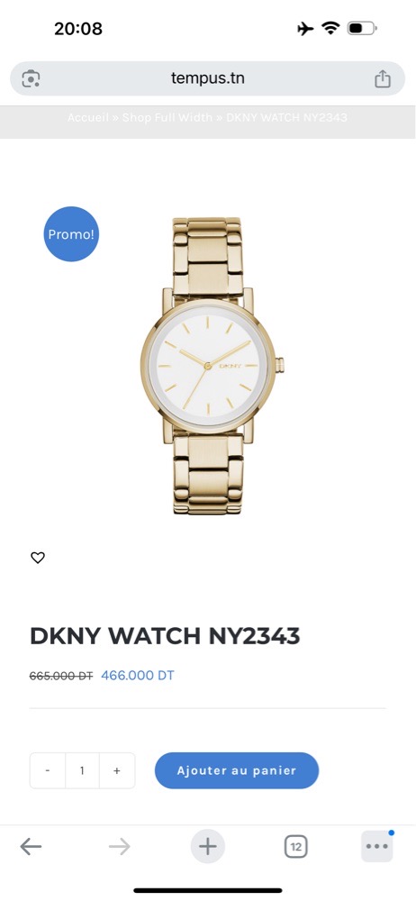 Montre dkny original