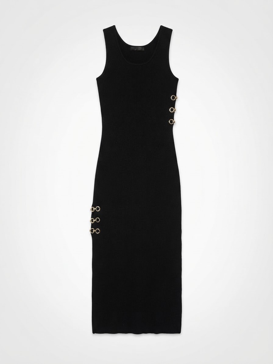 Robe noir moulante standard 