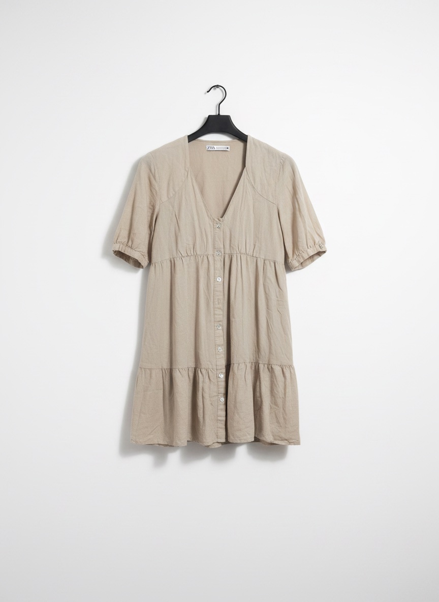 Zara robe mini en lin m